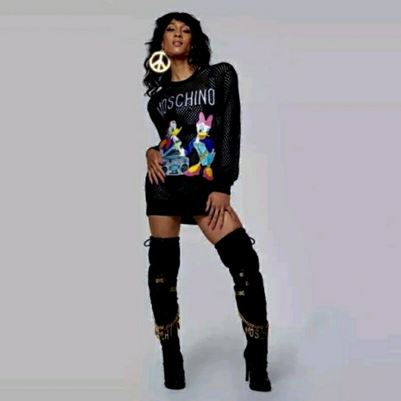 MOSCHINO x H&M Mesh Sweater Dress